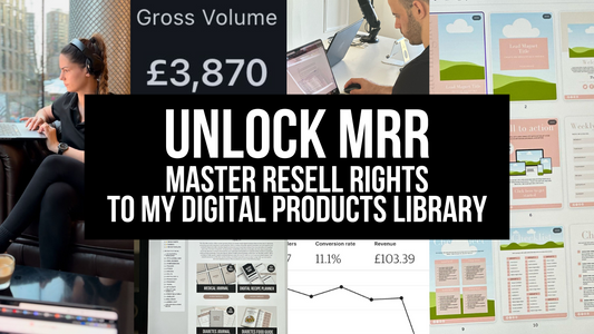 Unlock (MRR) Master Resell Rights to my digital product library, earning me $370,000 to date!