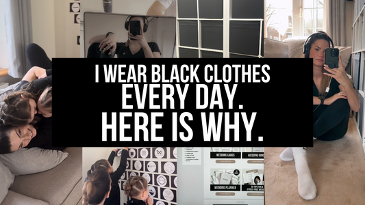 blog post about why I wear black clothes every day