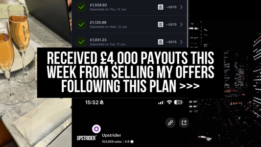 Received new £4,000 payouts this week 🔥 from selling my marketing plan following these steps >>