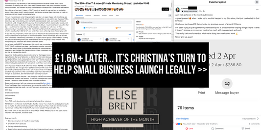 £1.6M+ later... it’s Christina’s turn to help small business launch legally >>