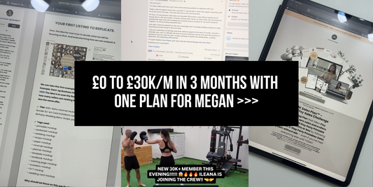 £0 to £30K/m in 3 months with ONE plan for Megan >>>