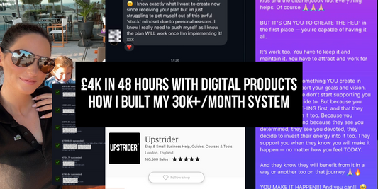 £4,000 in 48 Hours with Digital Products – How I Built My 30K+/Month System