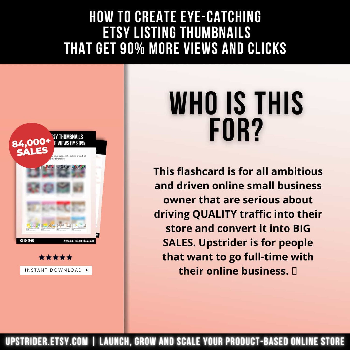 CREATE ETSY THUMBNAILS THAT RECEIVE 90% MORE CLICKS.