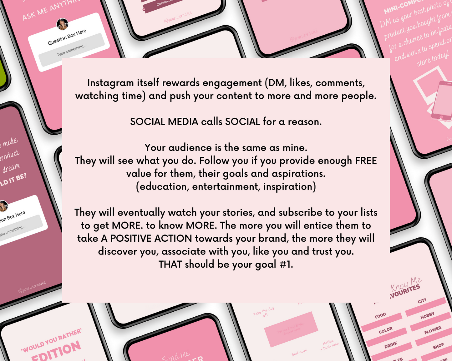 FILL-IN-THE-BLANKS INSTAGRAM ENGAGEMENT STORIES TEMPLATE