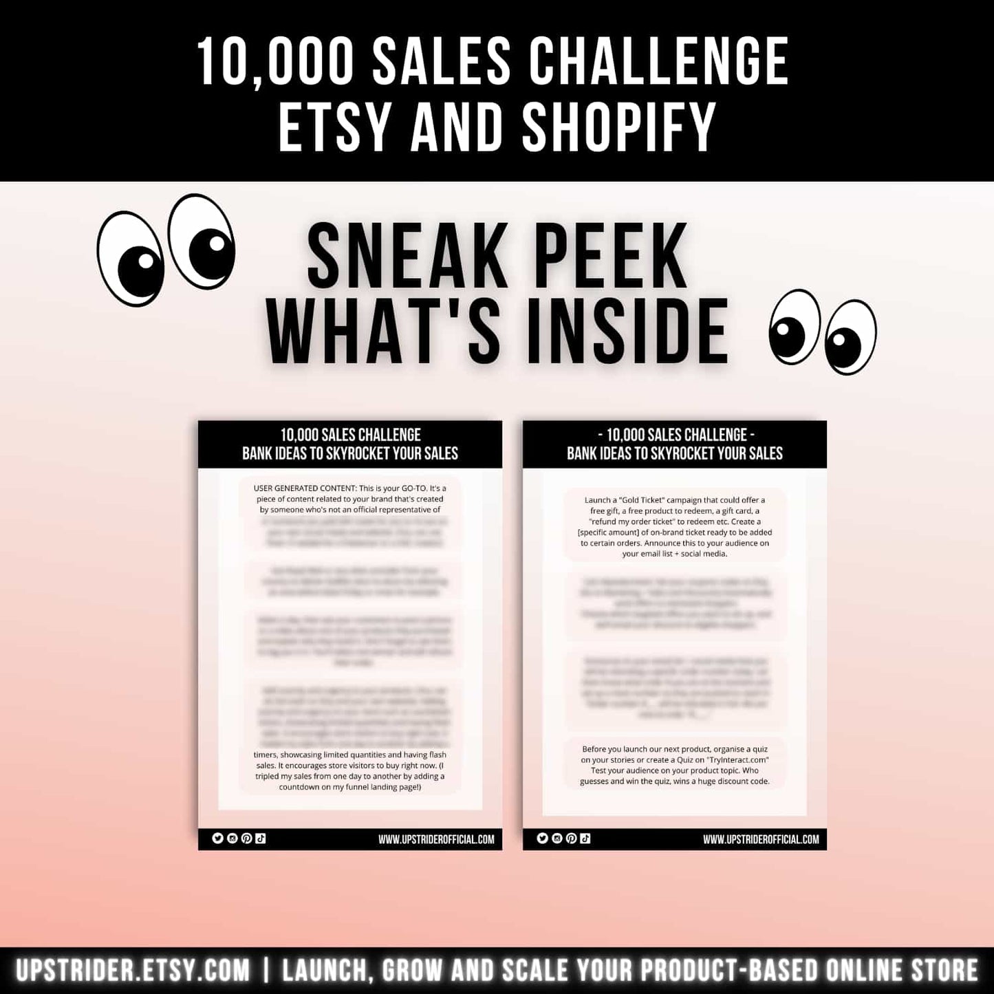 10,000 SALES CHALLENGE BANK IDEAS TO SKYROCKET YOUR SALES