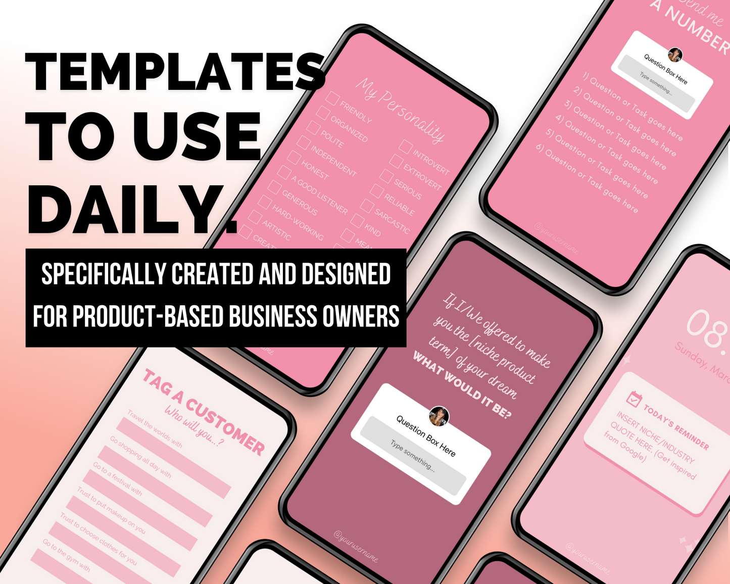 FILL-IN-THE-BLANKS INSTAGRAM ENGAGEMENT STORIES TEMPLATE