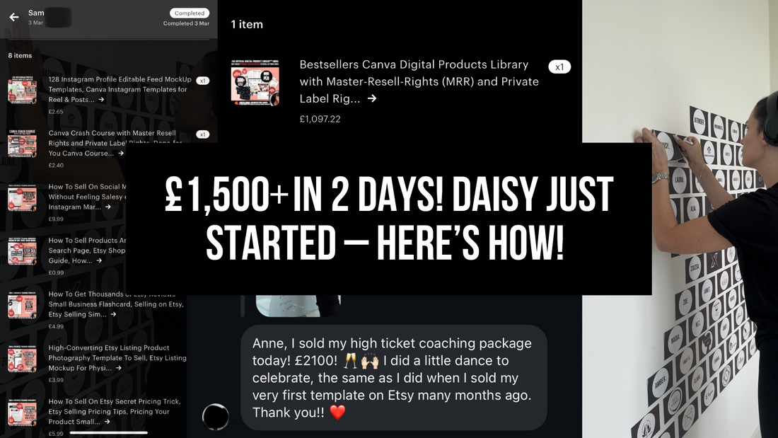 £1,500+ for me in 2 days so far... Daisy is starting TODAY 🔥