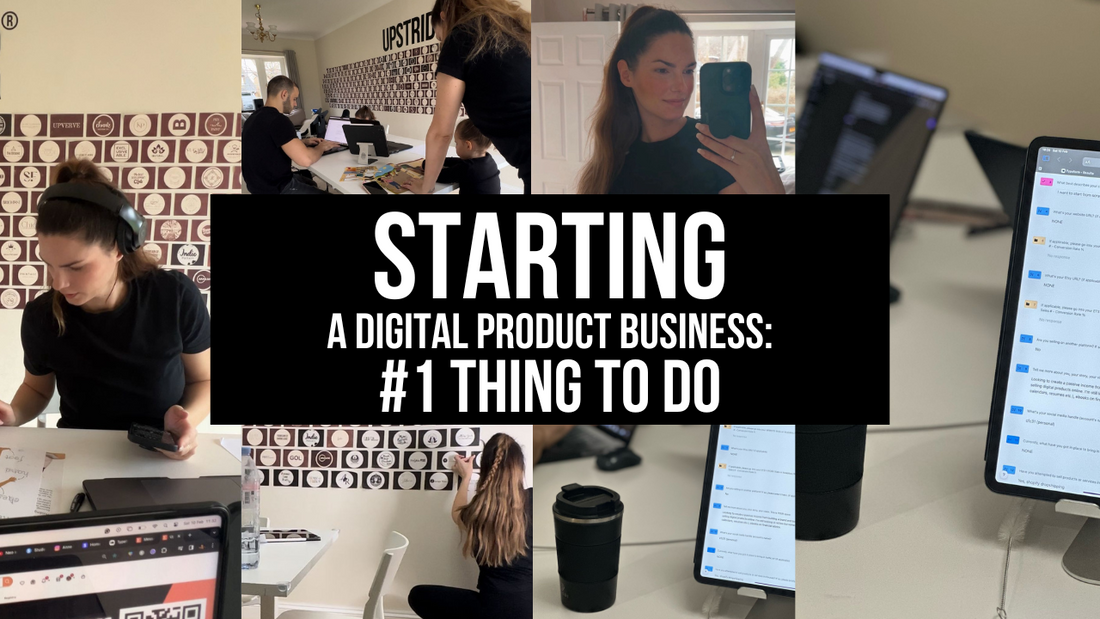If you want to start selling digital products from scratch, do this FIRST >>>