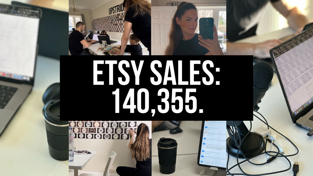 Etsy Upstrider sales from digital products 2024