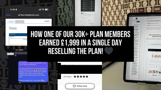 OK - One of my customers bought the 30K+ Plan with MRR and made £1,999 today reselling it 😅