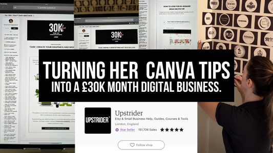 🔥  How Amy is Turning Her Canva Tips into a £30K+ a Month Business with Digital Products from Scratch