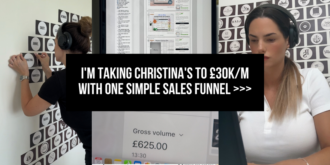 I'm taking Christina's to £30K/m with ONE simple sales funnel >>>