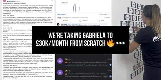 We're taking Gabriela to £30k/month from scratch 🔥 >>>