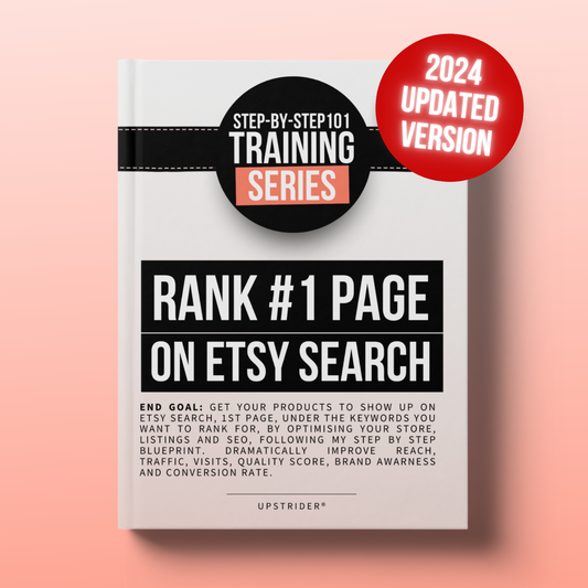 Rank #1st page on Etsy Search Step By Step Training