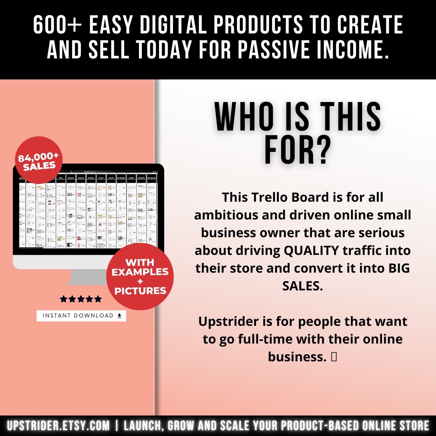 1000 Digital Products Ideas to Create and Sell Today for Passive Income,   Digital Downloads Small Business Ideas and Bestsellers to Sell 